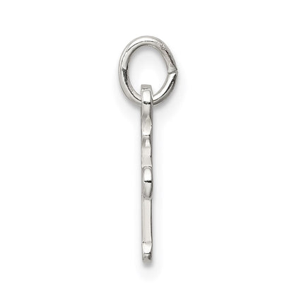 Sterlingsilber Poliert Kreuz Charm