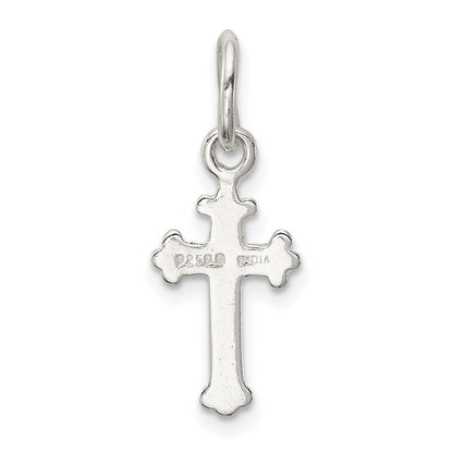 Sterlingsilber Poliert Kreuz Charm