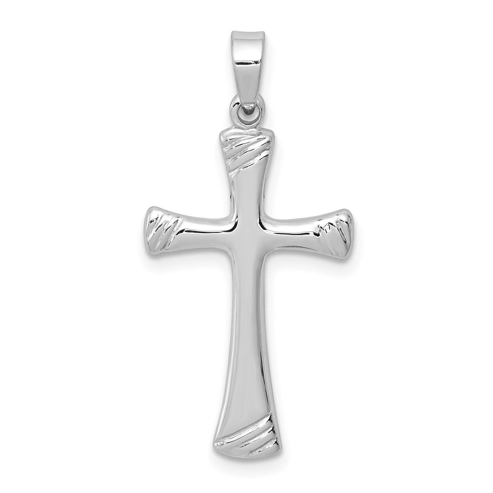 Sterlingsilber Rhodiniert Kreuz Anhänger