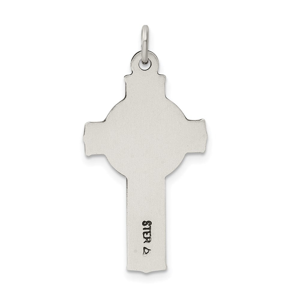 Sterlingsilber Antikisiert Keltisch Kreuz mit Biblical Figures