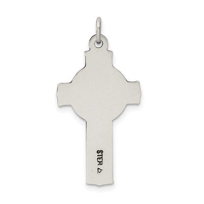 Sterlingsilber Antikisiert Keltisch Kreuz mit Biblical Figures