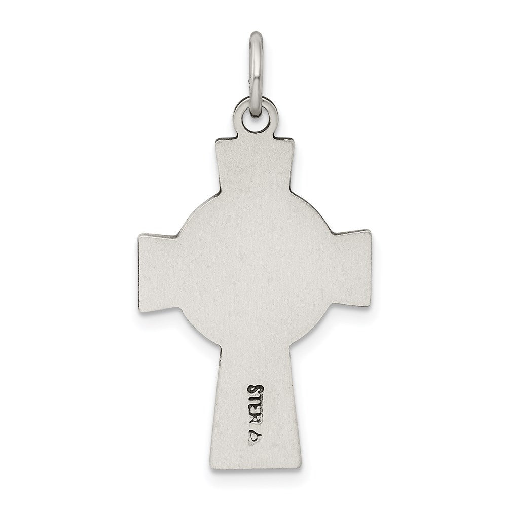 Sterlingsilber Antikisiert Irish Kreuz Anhänger