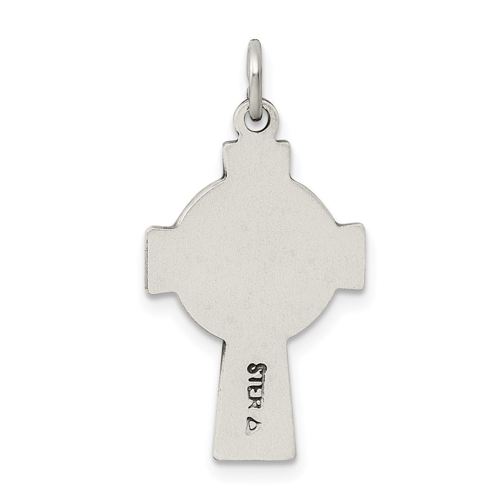 Sterlingsilber Antikisiert Klein Keltisch Kreuz Anhänger
