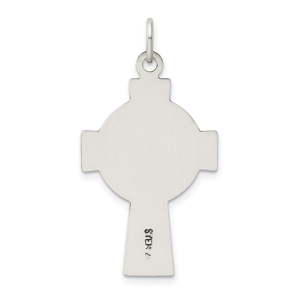 Sterlingsilber Antikisiert Irish Kreuz Anhänger