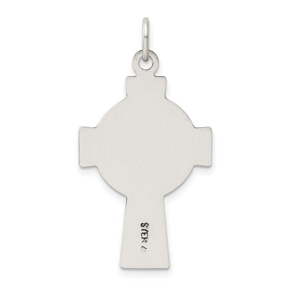 Sterlingsilber Antikisiert Irish Kreuz Anhänger