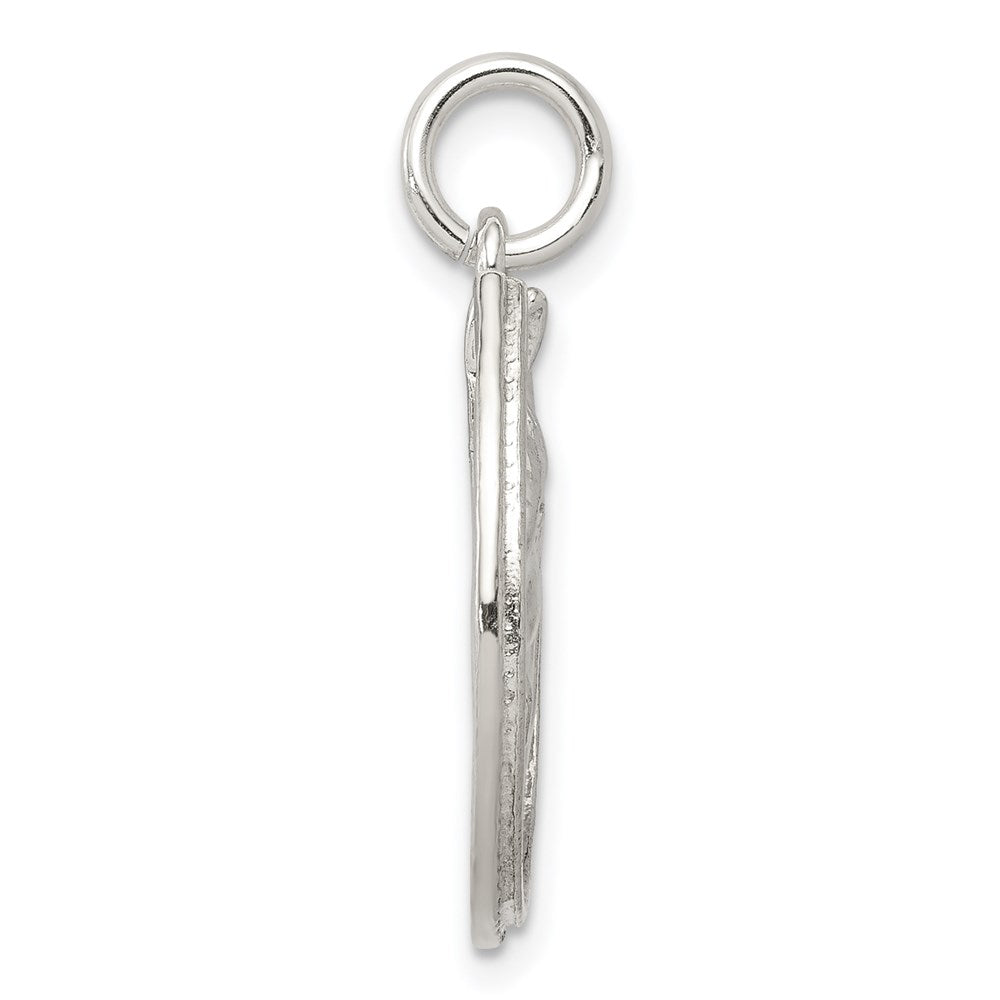 Sterlingsilber Hufeisen mit Pferd Kopf Anhänger