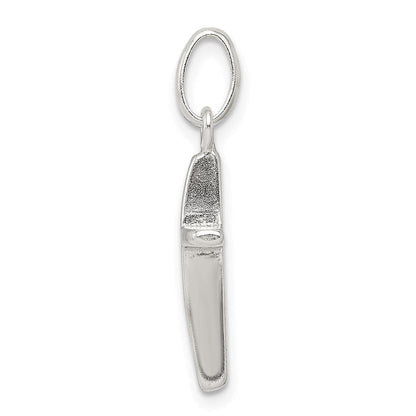 Sterlingsilber Poliert Kreuz Charm
