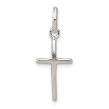 Sterlingsilber Poliert Kreuz Charm