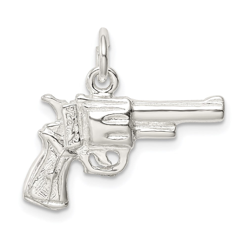 Sterlingsilber Revolver Charm