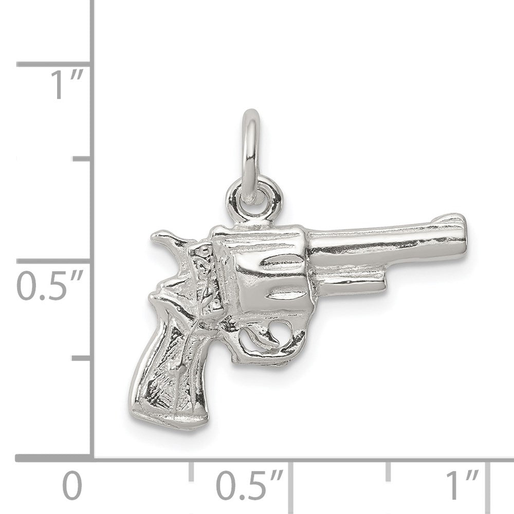 Sterlingsilber Revolver Charm