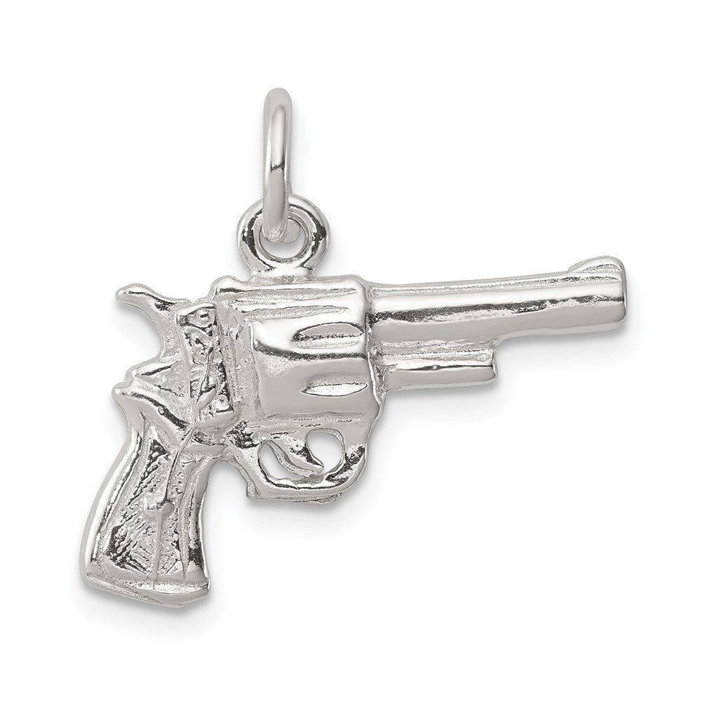 Sterlingsilber Revolver Charm