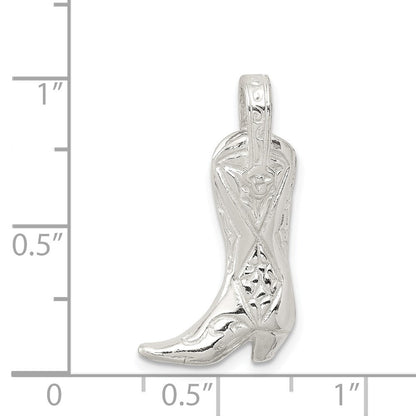 Sterlingsilber Cowboy Boot Charm