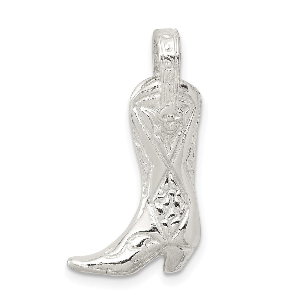 Sterlingsilber Cowboy Boot Charm