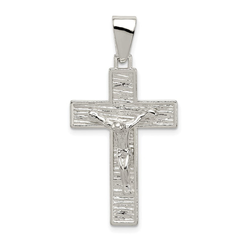 Sterlingsilber Poliert Venezianer Kreuz Kruzifix Anhänger