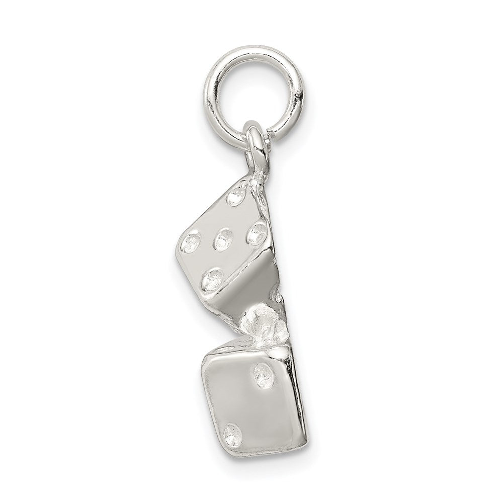Sterlingsilber Groß Dice Charm