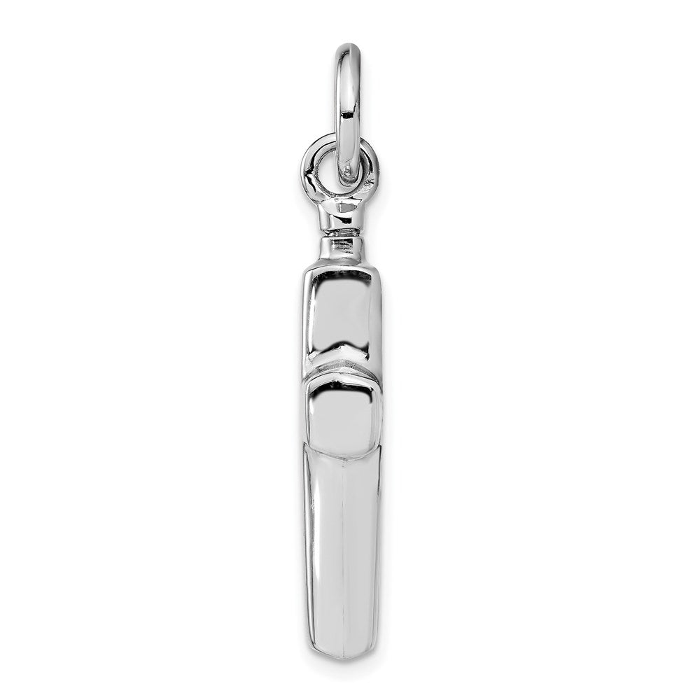Sterlingsilber Rhodiniert Poliert Kreuz Ash Halter Anhänger