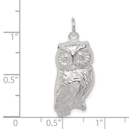 Sterlingsilber Eule Charm