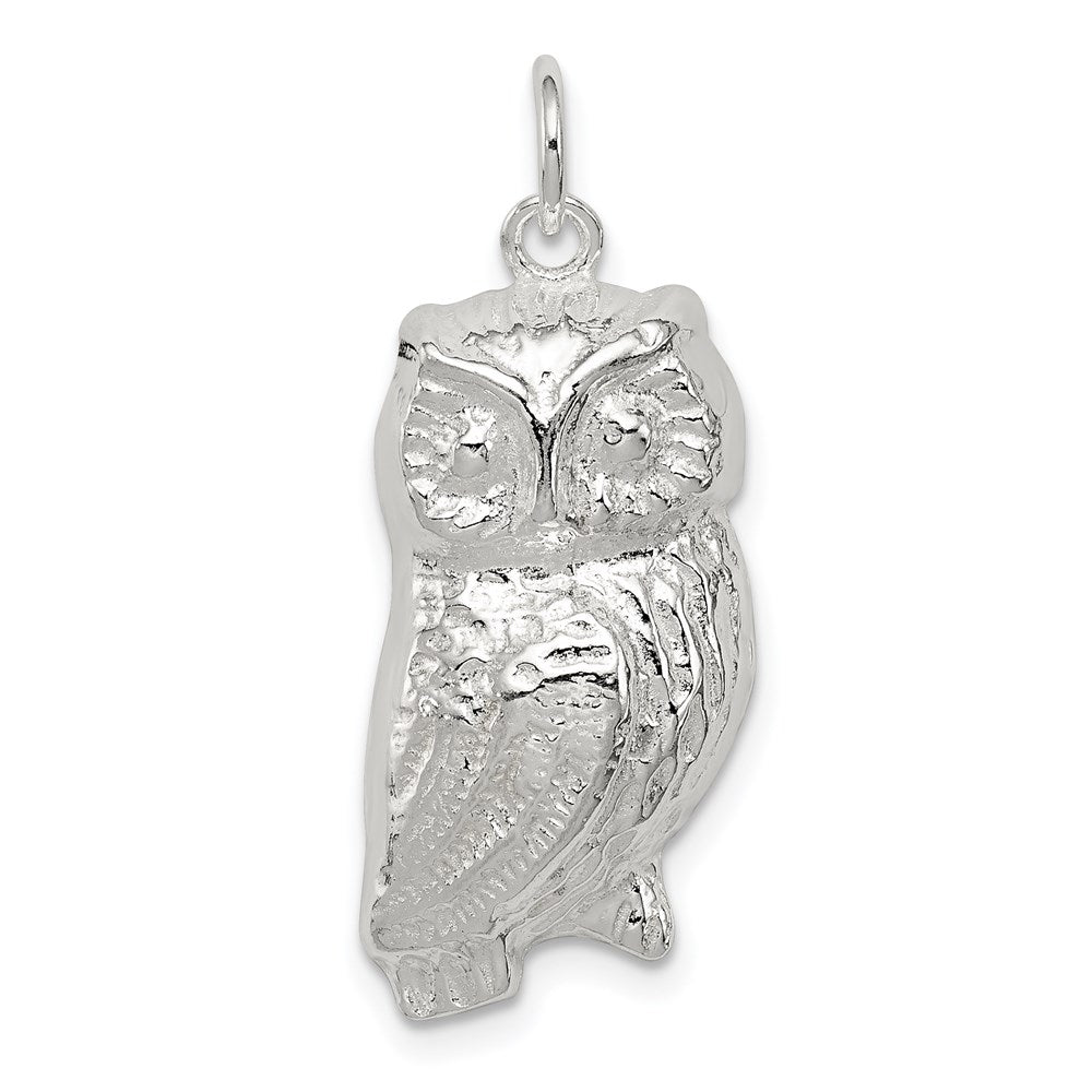 Sterlingsilber Eule Charm