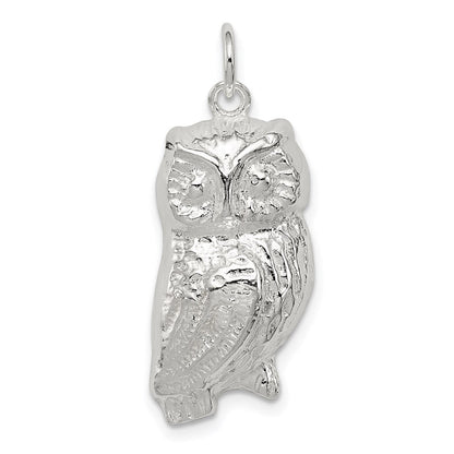 Sterlingsilber Eule Charm
