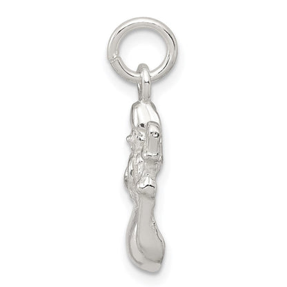Sterlingsilber Snowman Charm