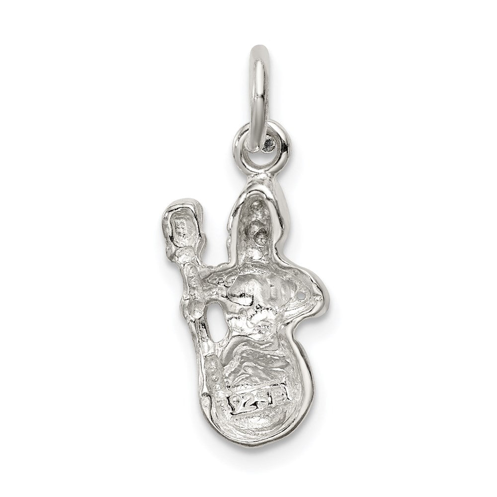 Sterlingsilber Snowman Charm