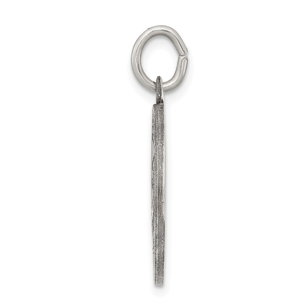 Sterlingsilber Antikisiert und Gebürstet Pope Franziskus Medaille