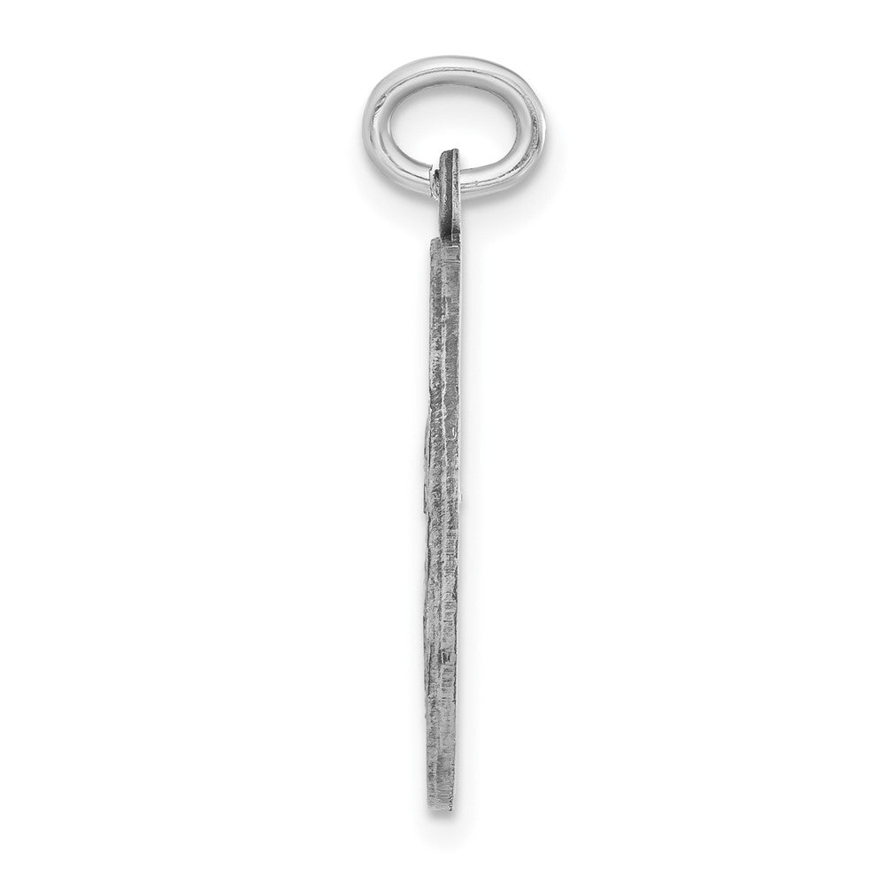 Sterlingsilber Antikisiert und Gebürstet Papa Francisco Medaille
