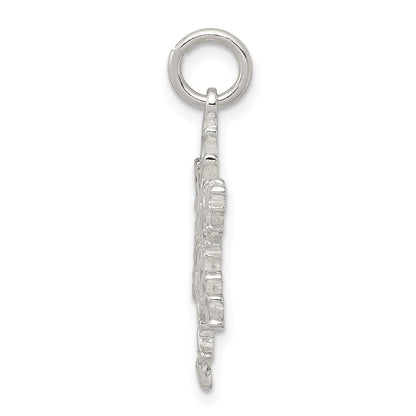Sterlingsilber Schneeflocke Anhänger