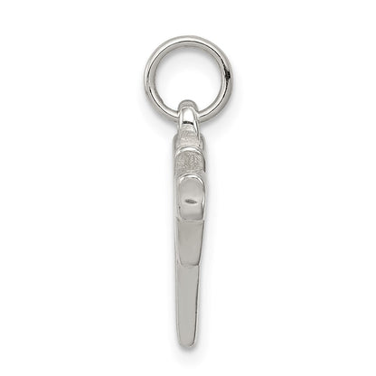 Sterlingsilber Poliert Chai Leben Symbol Charm