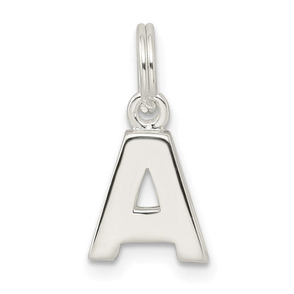 Sterlingsilber Buchstabe A Initiale Charm