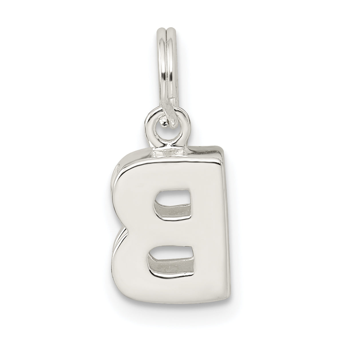 Sterlingsilber Buchstabe B Initiale Charm