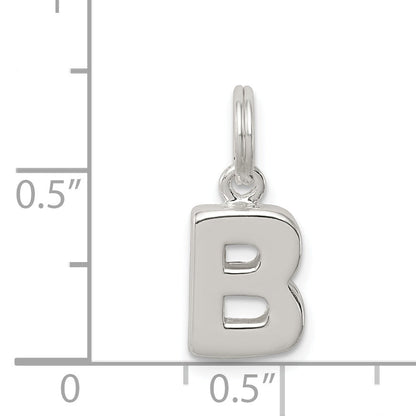 Sterlingsilber Buchstabe B Initiale Charm
