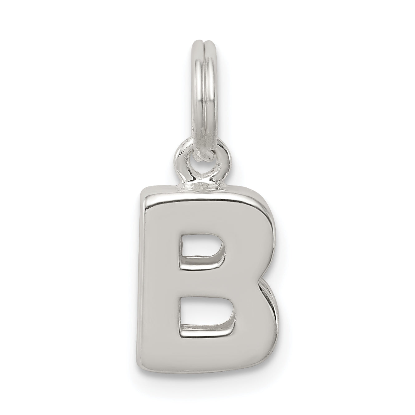 Sterlingsilber Buchstabe B Initiale Charm