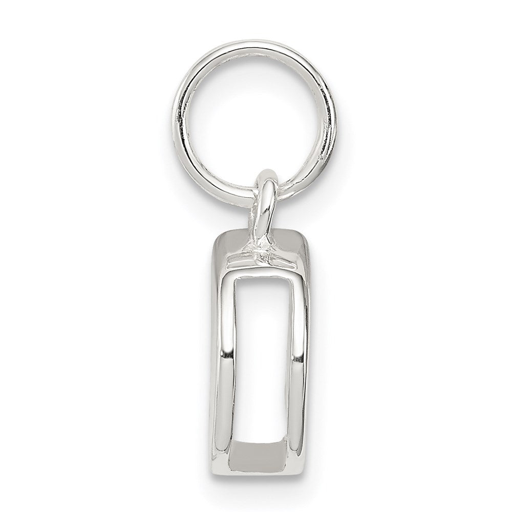 Sterlingsilber Buchstabe D Initiale Charm