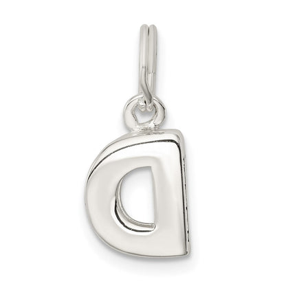 Sterlingsilber Buchstabe D Initiale Charm
