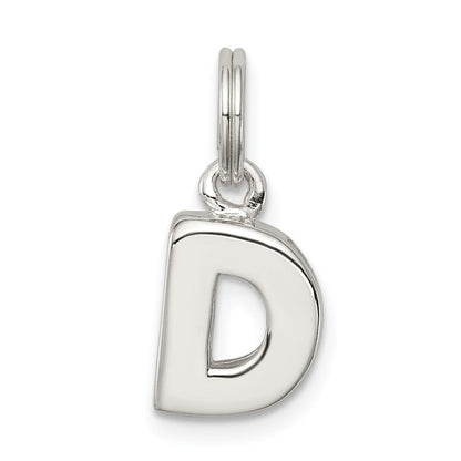 Sterlingsilber Buchstabe D Initiale Charm