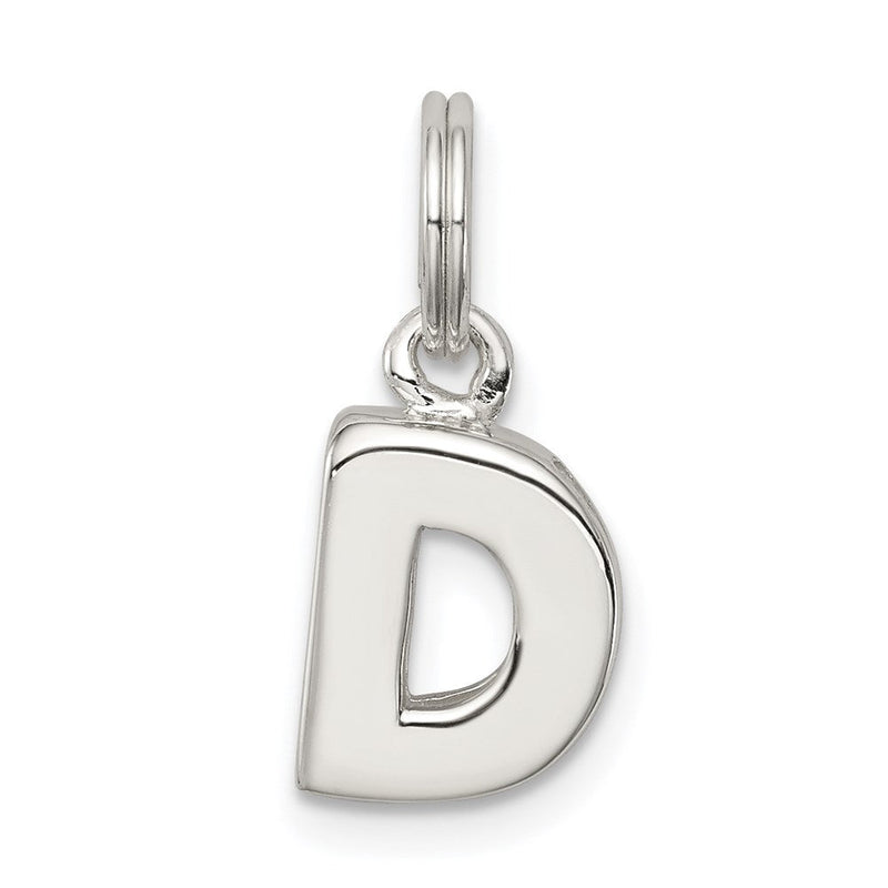 Sterlingsilber Buchstabe D Initiale Charm