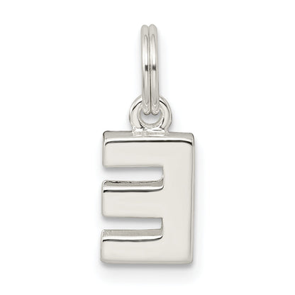 Sterlingsilber Buchstabe E Initiale Charm