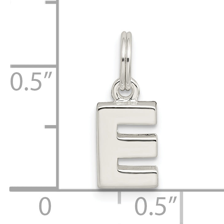 Sterlingsilber Buchstabe E Initiale Charm