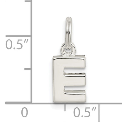 Sterlingsilber Buchstabe E Initiale Charm