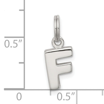 Sterlingsilber Buchstabe F Initiale Charm