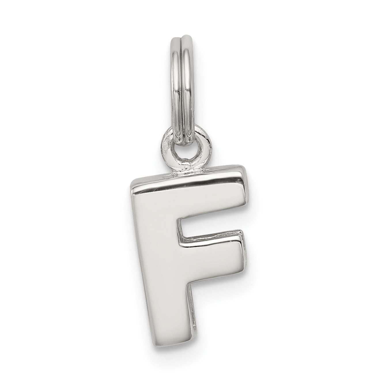 Sterlingsilber Buchstabe F Initiale Charm