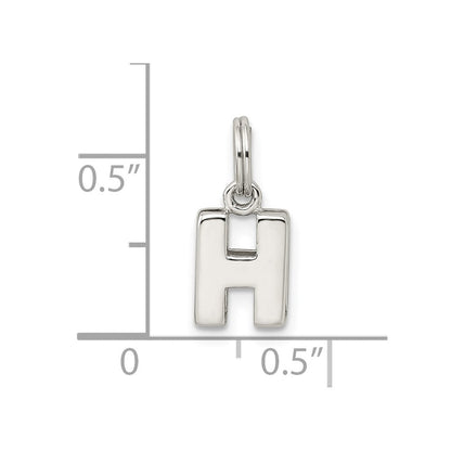 Sterlingsilber Buchstabe H Initiale Charm