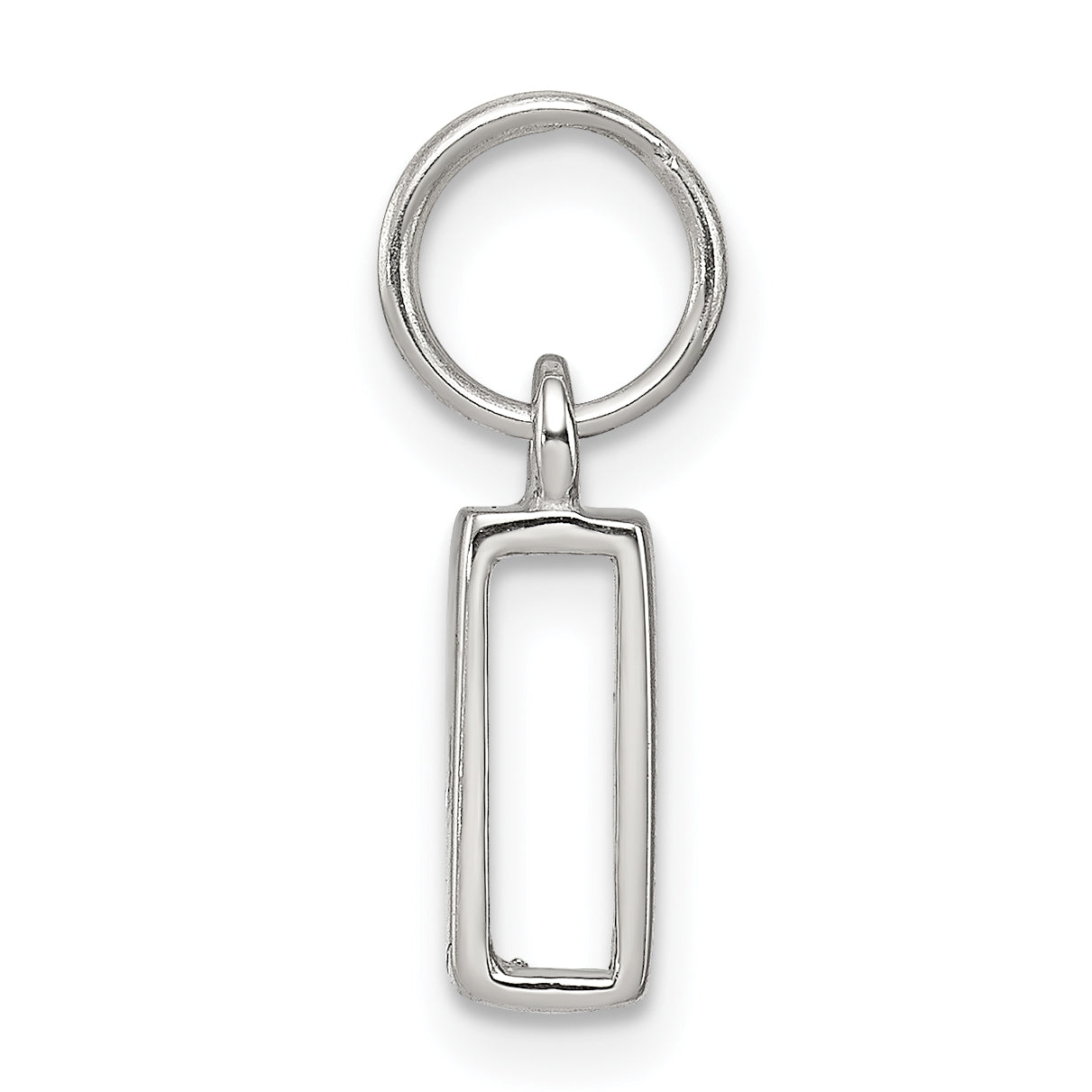 Sterlingsilber Buchstabe I Initiale Charm
