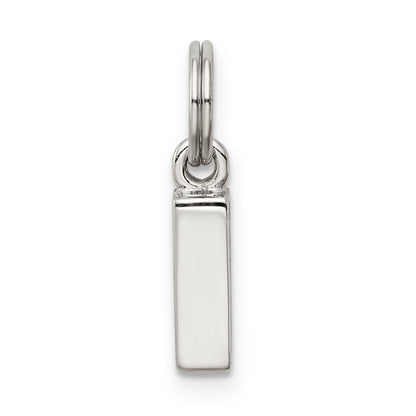 Sterlingsilber Buchstabe I Initiale Charm