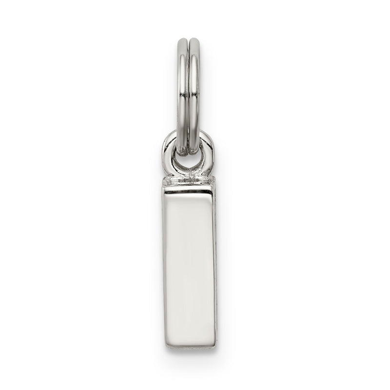 Sterlingsilber Buchstabe I Initiale Charm