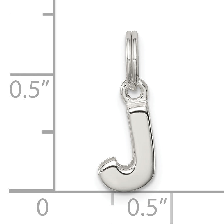 Sterlingsilber Buchstabe J Initiale Charm