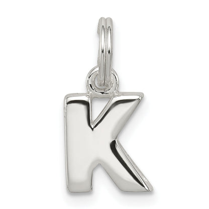 Sterlingsilber Buchstabe K Initiale Charm