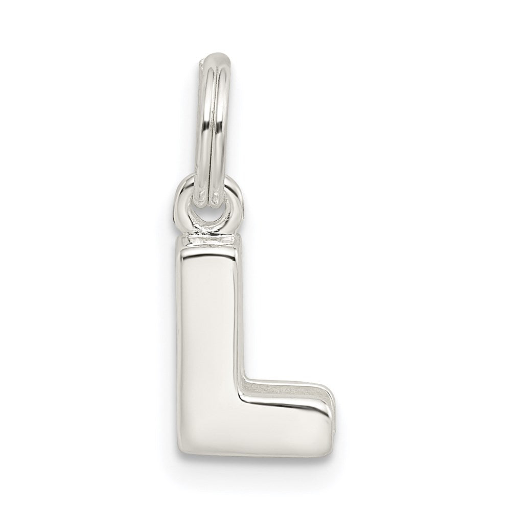 Sterlingsilber Buchstabe L Initiale Charm