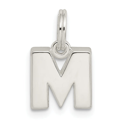 Sterlingsilber Buchstabe M Initiale Charm